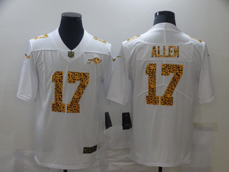 Men Buffalo Bills #17 Allen White leopard print 2021 Nike NFL Jersey->buffalo bills->NFL Jersey